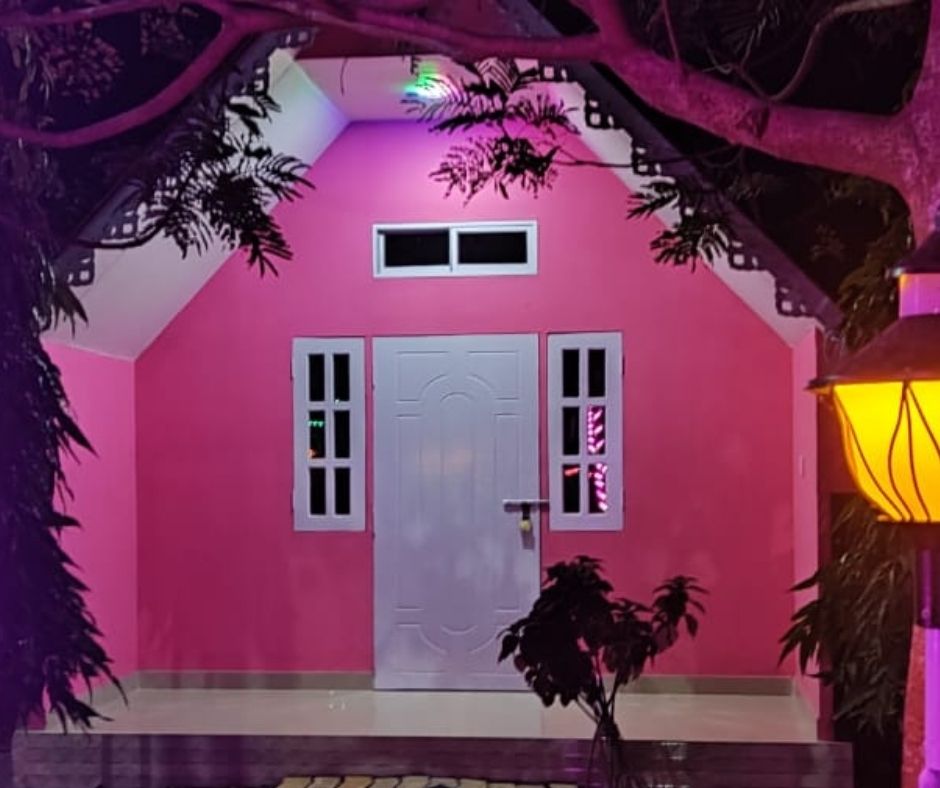 Room with natural view at resort near Tezpur University